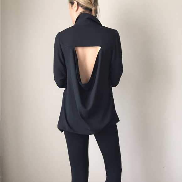 Tops - Midi sheer too tunic with open back.