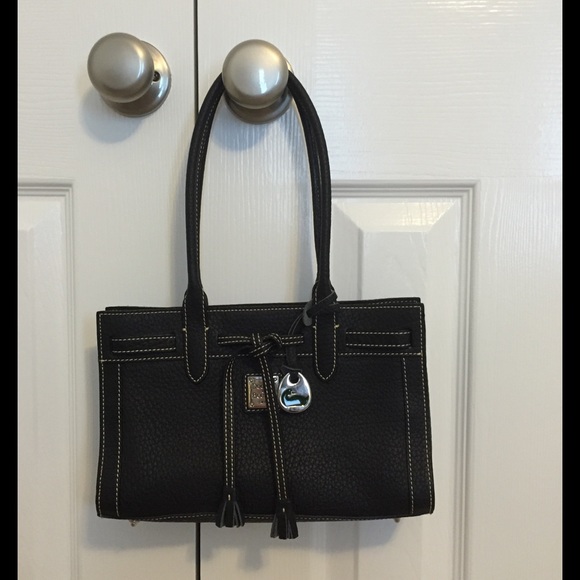 NWOT Dooney & Bourke Leather East/West Tassel Tote