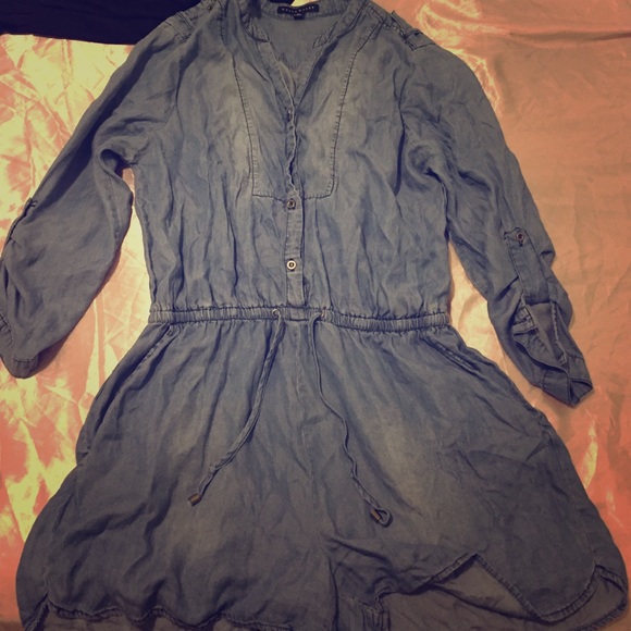 Denim Romper