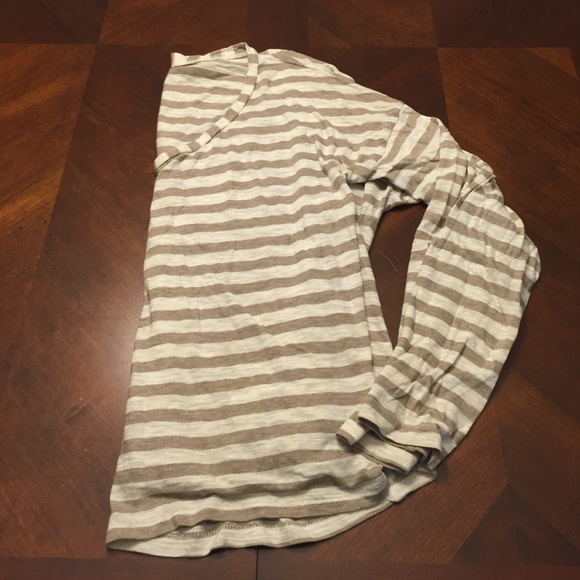 Striped flowy top