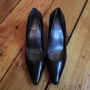 Calvin Klein Black Heels! Size 7! NWOT!