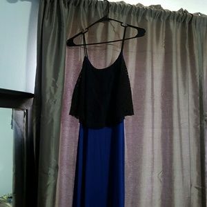☆Final Price☆  Black and blue maxi dress