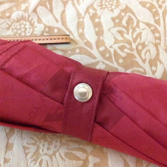 Coach Accessories Coach Classic Red Retractable Umbrella Poshmark