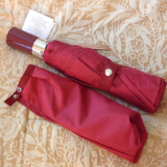 Coach Accessories Coach Classic Red Retractable Umbrella Poshmark