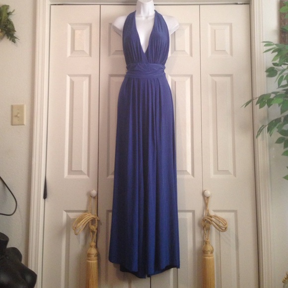 Wide Leg Halter Top Jumpsuit - Picture 1 of 4