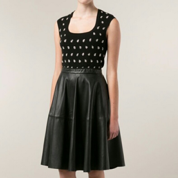 Michael Kors Cap-Sleeve Crystal Beaded Shell - Picture 1 of 4