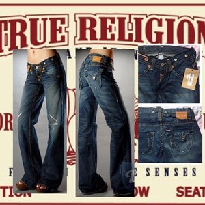 NWT🌻 True Religion Ella Big T Jeans Sz 29💙