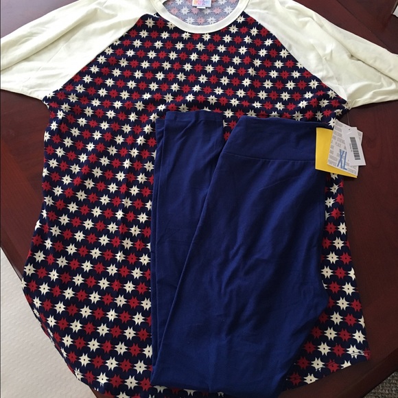 LuLaRoe 4th of July Outfit! Brand New!