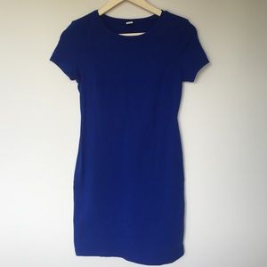 Royal blue bodycon mini