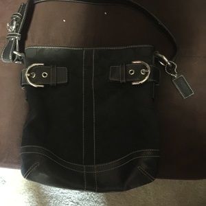 Black coach purse