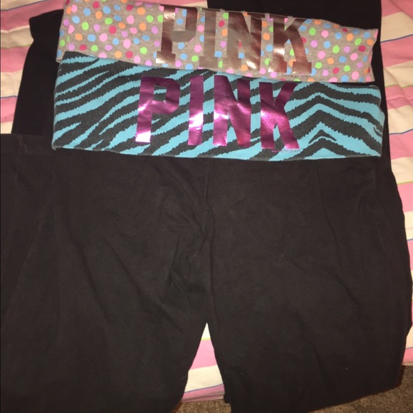 PINK Victoria's Secret Pants - Bundle of Pink by Victoria secret yogas