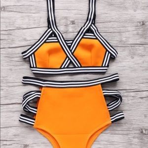 High waisted swimsuit