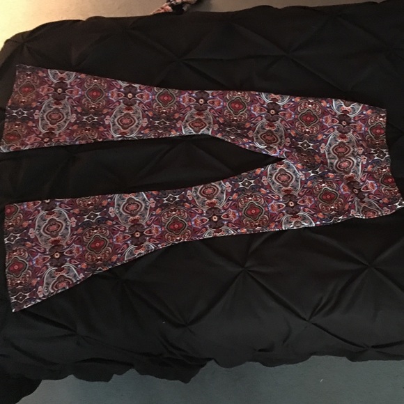 Skinny flare pants