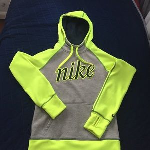 Nike Sweatshirt-- therms fit (neon yellow)