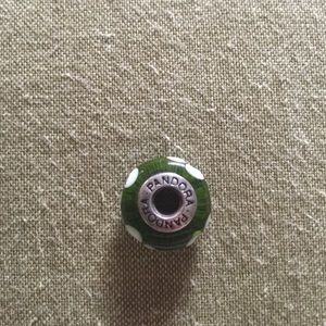 Blown glass Pandora charm