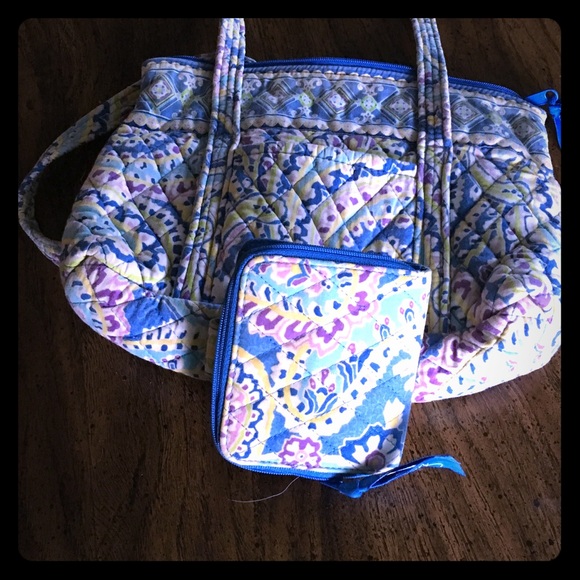 Vera Bradley purse and matching wallet