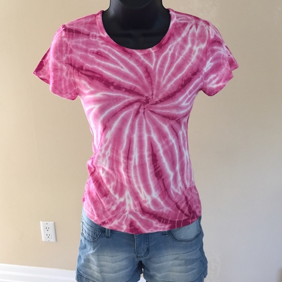 💕Tie-dye Hard Tail t-shirt lightly worn