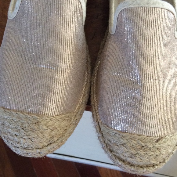 Gold tweeted slippers - Picture 2 of 4