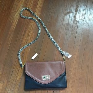 Chain Black and brown two tone Aldo's handbag