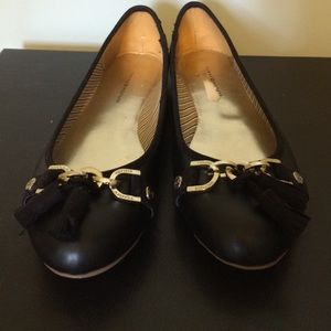 Tommy Hilfiger black flats