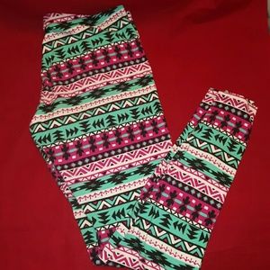 charlotte russe colorful leggings