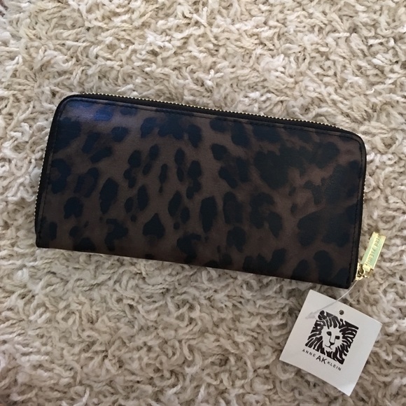 Anne Klein Leopard Wallet