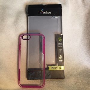 m•edge iPhone 6 clear w/purple