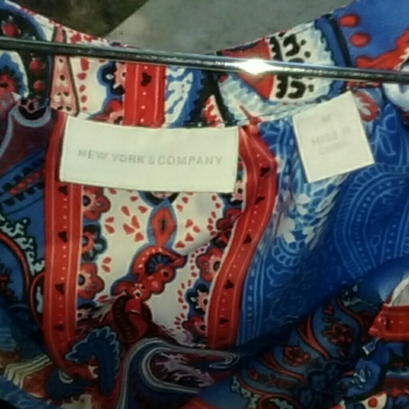 Paisley Off Shoulder Blouse - Picture 2 of 3