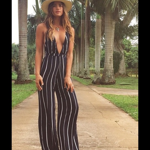 Faithfull the Brand Shutterbabe jumpsuit in Navy