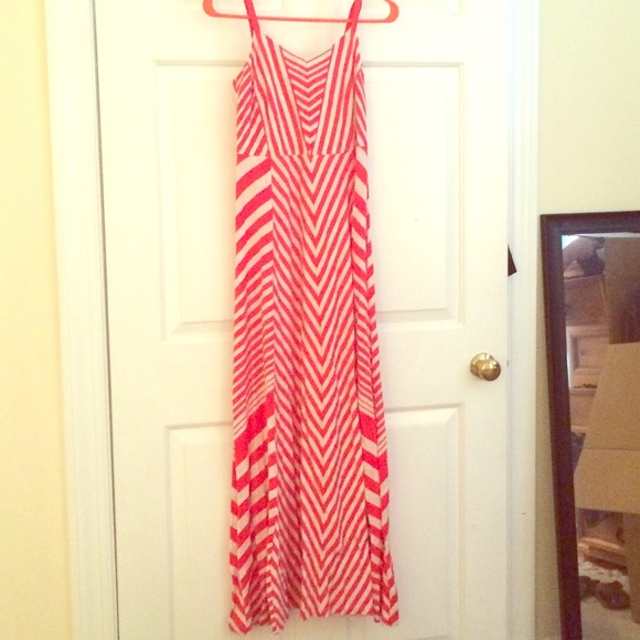 Anthropologie cotton maxi dress