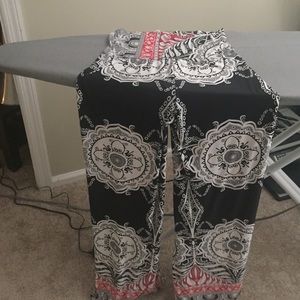 High waisted gaucho pants