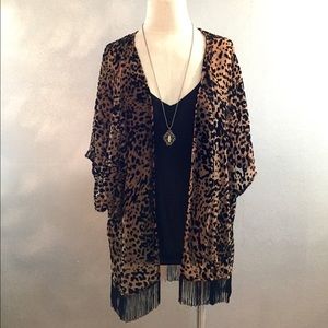 Ark & Co. Leopard Kimono