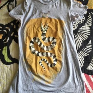 Blue beetlejuice shirt