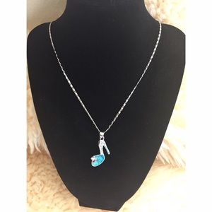 Cinderella Slipper Necklace