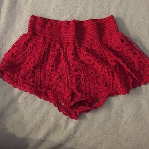 Crochet shorts!!