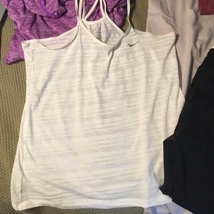 White Nike Tank Top
