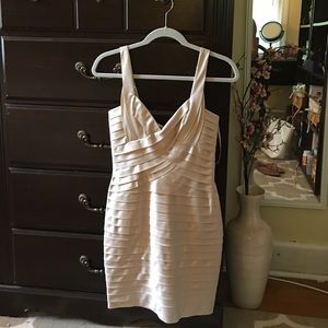BCBG cream cocktail dress, never worn