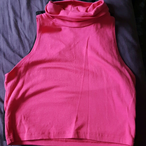 turtleneck crop top