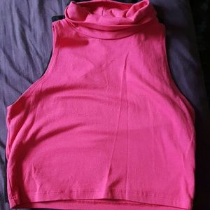 turtleneck crop top