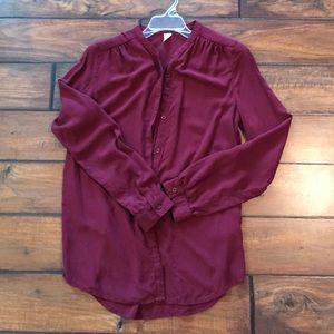 Berry colored blouse