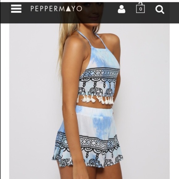 Blue Elephant Set - Picture 2 of 3