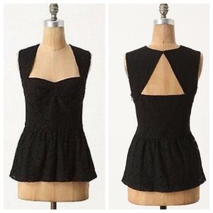 Girls from Savoy peplum lace top