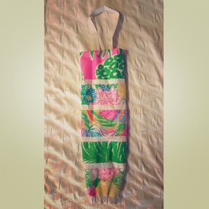 Handmade Lilly Pulitzer Plastic Bag Holder
