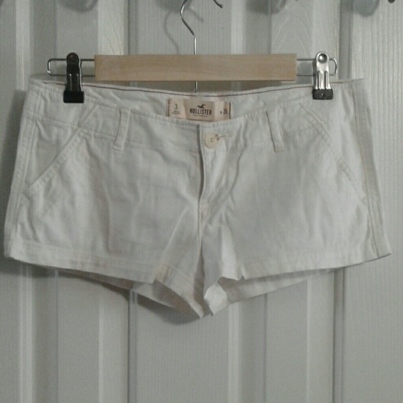 white Hollister shorts
