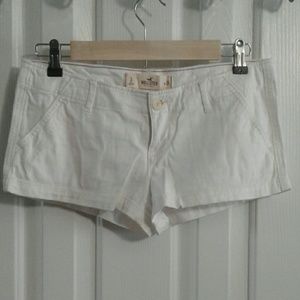 white Hollister shorts