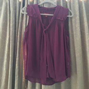 Plum blouse