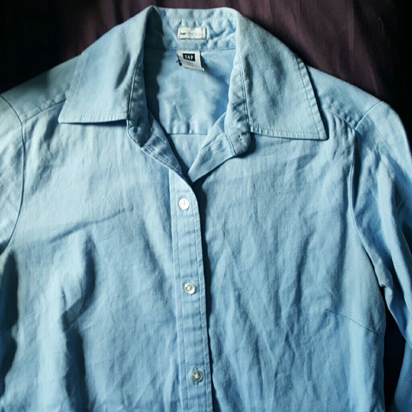 Jean blue button down