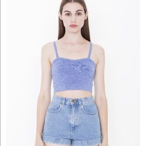 American apparel knit Bralette top