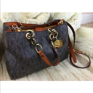 Brown MICHAEL Michael Kors Satchel