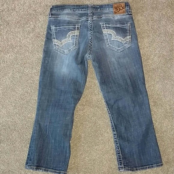 Big Star Capris. Distressed Casey K. 28 x 20.5